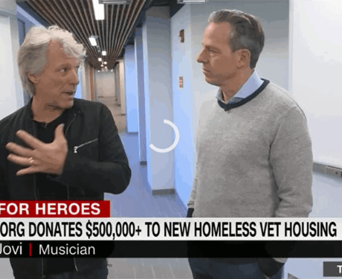Rockstar Jon Bon Jovi’s foundation donates to veterans facility
